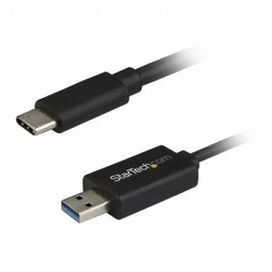 StarTech.com USBC3LINK USB-C-USB-AデータリンクケーブルMac/Windows対応USBデータ転送ケーブルUSB3.0準拠