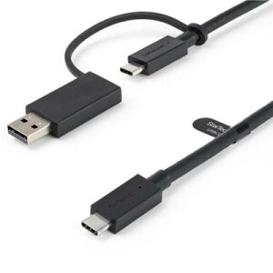 StarTech.com USBCCADP USBType-CP[u/1m/USB-C-USB-AϊA_v^t/USB-C-USB-C(10Gbps100WPDΉ)/USB-A-USB-C(5GbpsΉ)/USB-CUSB-AΉhbLOXe[VpP[u