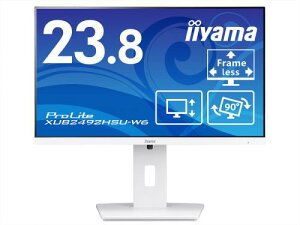 iiyama XUB2492HSU-W6 tfBXvC 23.8^/FHD 1920×1080/HDMI ×1ADisplayPort ×1/zCg/Xs[J[F/IPSimOAj/~/ʏc]/ʊpx
