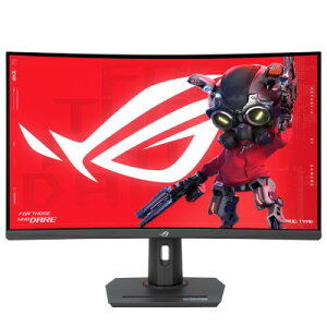 y@llzASUS XG32WCS 31.5^pȌ^Q[~Oj^[/2560×1440/DisplayPort 1.4×1(HBR3)AHDMI(v2.0)×1AUSB-C×1(DP Alt Mode  PD 7.5W)/ubN/Xs[J[FȂ