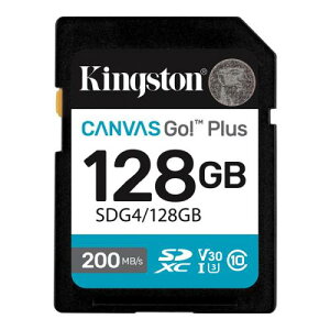 Kingston SDG4/128GB 128GB SDXCJ[h Canvas Go! Plus Class 10 UHS-I U3 ő200MB/bǎ