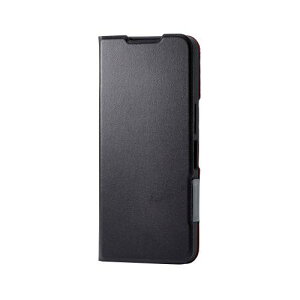 ELECOM PM-S251PLFUBK AQUOS wish5/�\�t�g���U�[�P�[�X/���^/���Εt/�u���b�N