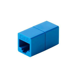 ELECOM LD-RJ45U6BU RJ45���p�R�l�N�^/Cat6A�Ή�/UTP/�u���[