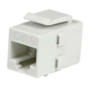 StarTech.com C6KEYCOUPLWH LANP[uRlN^[/CAT6Ή/RJ45 ppJv[/X-X/zCg/MKrbgΉ