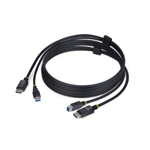 StarTech.com DU1226-KVM-CABLE KVMP[u/1.8m/DisplayPortUSB 3.0 Type-A -B/4K60Hz/PCؑ֊pP[u