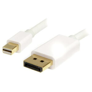 StarTech.com MDP2DPMM2MW Mini DisplayPort - DisplayPort 1.2ϊP[u/2m/4K60Hz/j^[P[u
