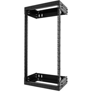 StarTech.com RACK-21U-20-WALL-OA �T�[�o�[���b�N/�I�[�v���t���[��/�Ǌ|���^/19�C���`/21U/2�|�X�g/���s30.5cm�`50.8cm/�ω׏d90kg