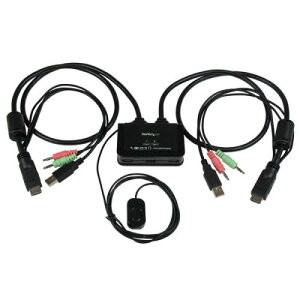 StarTech.com SV211HDUA KVMXCb`/2|[g//HDMI 1080p/P[ǔ^/[gXCb`t/PC p\Rؑ֊