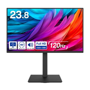 �O���[���n�E�X GH-LCW24VH-BK 23.8�^���C�h�L����p�t���f�B�X�v���C/1920×1080/DisplayPort�AHDMI/�u���b�N/�X�s�[�J�[�F����/���~�X�^���h
