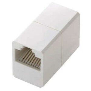ELECOM LD-RJ45U6AMWH RJ45���p�R�l�N�^/Cat6A�Ή�/UTP/�}�O�l�b�g�t/�z���C�g
