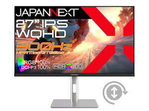 �y�@�l�l������zJAPANNEXT JN-IPS27G300Q-HSP �Q�[�~���O�t���f�B�X�v���C 27�^/2560×1440/HDMI×2�ADP×2/�u���b�N/�X�s�[�J�[�L/2�N�ۏ�