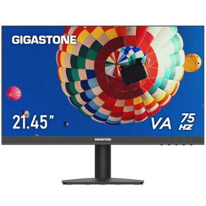 Gigastone GJLA-22FA51-2145 tj^[ 21.45^/1920×1080/HDMIAVGA/ubN/Xs[J[FȂ/VApl/178xLp/75Hz/u[Cgy/t[X