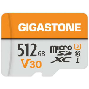 Gigastone GJMXR-OG512GV30 microSDXCJ[h 512GB SDJ[hP[Xt UHS-I U1 V30 Class10XybN őǂݎ葬x100MB/s rfI^ ჌tJ X}z f[^ۑ h[