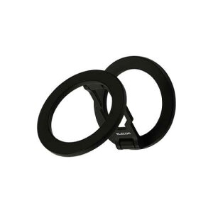 ELECOM P-DSCMPWM01BK �X�}�z�X�^���h/���^/MagSafe�Ή�/���ʃ}�O�l�b�g/�u���b�N