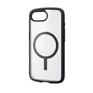 ELECOM PM-A25STSLFCMBK iPhone 16e/nCubhP[X/TOUGH SLIM LITE/t[J[/MAGKEEP/ubN