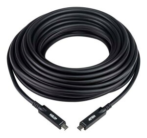 ATEN UE3415F 15m 4k60p DP alt mode �Ή� USB-C �t�@�C�o�[�P�[�u��