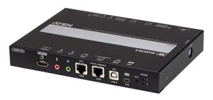 ATEN CN9850 1���[�J��/�����[�g �A�N�Z�X���L 1�|�[�g HDMI KVM over IP�i4K�Ή��ARS-232C�Ή��j