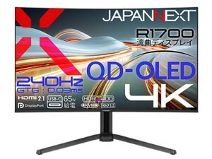 �y�@�l�l������zJAPANNEXT JN-QOLC315G240U-HSC6 �Q�[�~���O�L�@EL�f�B�X�v���C 31.5�^/3840×2160/HDMI×2�ADP×1�AUSB-C×1/�c�[�g��(�u���b�N/�V���o�[)/�X�s�[�J�[�L/2�N�ۏ�