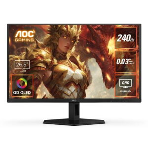AOC Q27G40ZDF/11 �Q�[�~���O�L�@EL�f�B�X�v���C 26.5�^/2560×1440/HDMI�ADisplayPort/�u���b�N/�X�s�[�J�[�F�Ȃ�/240Hz/QD-OLED