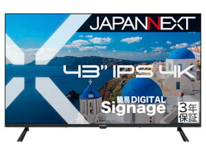�y�@�l�l������zJAPANNEXT JN-IPS43U-M-H3 �t���f�B�X�v���C 43�^/3840×2160/HDMI×3/�u���b�N/�X�s�[�J�[�L/3�N�ۏ�