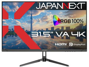 �y�@�l�l������zJAPANNEXT JN-V315U2 �t���f�B�X�v���C 31.5�^/3840×2160/HDMI×2�ADP×1/�u���b�N/�X�s�[�J�[�L/2�N�ۏ�