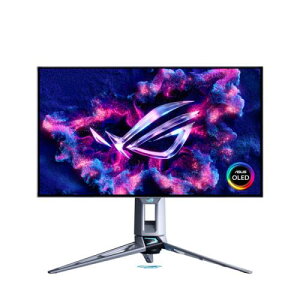 �y�@�l�l������zASUS PG27AQWP-W 26.5�^���C�h/2560×1440/DisplayPort 2.×1�AHDMI(v2.1)×2/�V���o�[/�X�s�[�J�[�F�Ȃ�/�L�@EL���j�^�[