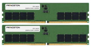 �v�����X�g�� PD5-5600-32GX2 64GB�i32GB 2���g�j DDR5-5600 288PIN UDIMM