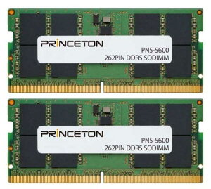 �v�����X�g�� PN5-5600-16GX2 32GB�i16GB 2���g�j DDR5-5600 262PIN SODIMM