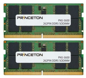 �v�����X�g�� PN5-5600-32GX2 64GB�i32GB 2���g�j DDR5-5600 262PIN SODIMM