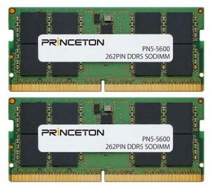 �v�����X�g�� PN5-5600-8GX2 16GB�i8GB 2���g�j DDR5-5600 262PIN SODIMM
