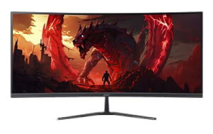 Acer(�G�C�T�[) ED340CURW0bmiipx 34�C���`�E���g�����C�h�A�p�ȁi1500R�j�t���f�B�X�v���C (34�^/3440×1440/HDMI�ADisplayPort/�u���b�N/�X�s�[�J�[����/VA/�����/UWQHD�A21:9/250/1ms)