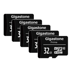 Gigastone GJM10-32G5PK microSDHC�J�[�h 32GB 5���Z�b�g SD�J�[�h�P�[�X�t�� �N���X10 (Class10)�X�y�b�N �}�C�N��SD�J�[�h Full HD�r�f�I�ʐ^�Ή�