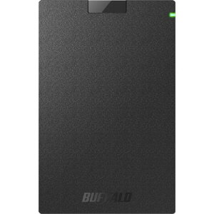 BUFFALO HD-PCG2.0U3-GBA �~�j�X�e�[�V���� USB3.2(Gen.1)�Ή� �|�[�^�u��HDD �X�^���_�[�h���f�� �u���b�N 2TB