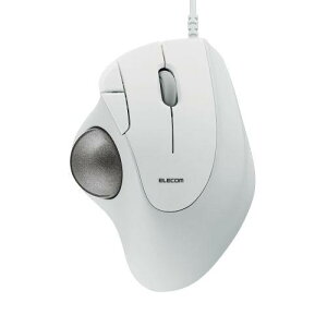ELECOM M-IT11URWH �g���b�N�{�[���}�E�X/IST/36mm�{�[��/�e�w/�x�A�����O�x��/�L��/5�{�^��/�z���C�g