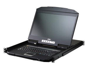 ATEN CL3708INWJJS 18.5�C���`LCD���� 8�|�[�g USB HDMI IP-KVM�h�����[�i1���[�J��/�����[�g�A�N�Z�X���L�A���C�h�X�N���[���Ή��j