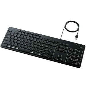 ELECOM TK-FCM114SKBK �t���L�[�{�[�h/�L��/�É��݌v/�R��/�u���b�N