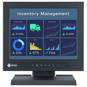 EIZO(�G�C�]�[) FDX1004-TBK �t���f�B�X�v���C 10.4�^/1024×768/DisplayPort�AHDMI�AD-Sub/�u���b�N/�X�s�[�J�[�F�Ȃ�