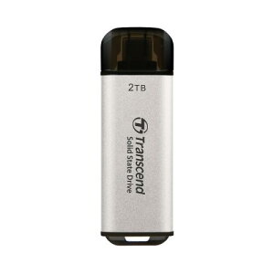 Transcend TS2TESD300S �X�e�B�b�NSSD ESD300 USB Type-C 10Gbps 2TB �V���o�[