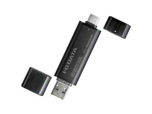 I-O DATA SSPQ-USC250 USB 10Gbps�iUSB3.2 Gen2�jUSB-A��USB-C(R)�Ή� �X�e�B�b�NSSD 250GB
