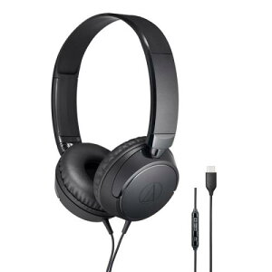 �I�[�f�B�I�e�N�j�J ATH-S120C BK �w�b�h�z�� �u���b�N �I���C���[ �L�� 1.2m USB Type-C �R�l�N�^ �}�C�N WEB��c�p �����R���t �y�� �R���p�N�g