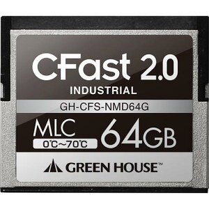 �O���[���n�E�X GH-CFS-NMD64G CFast2.0 SATA6.0Gb/s MLC 0�`70�� 64GB