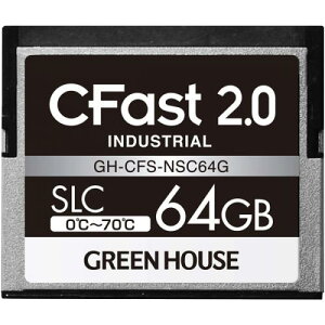 �O���[���n�E�X GH-CFS-NSC64G CFast2.0 SLC 0�x�`70�x 64GB 3�N�ۏ�