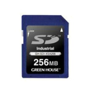�O���[���n�E�X GH-SDI-XSA256 �C���_�X�g���A��SD�J�[�h SLC -40�`+85�� 256MB