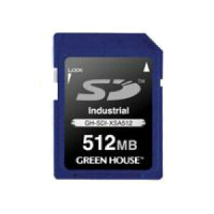 �O���[���n�E�X GH-SDI-XSA512 �C���_�X�g���A��SD�J�[�h SLC -40�`+85�� 512MB