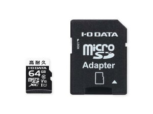 I-O DATA MSD-DR64G/NC ���ϋvClass10�Ή��h���C�u���R�[�_�[�pmicroSD�J�[�h 64GB