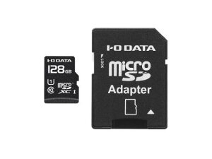 I-O DATA MSDU1-128G/NC UHS-I UHS �X�s�[�h�N���X1�Ή�microSD�������[�J�[�h�iSD�ϊ��A�_�v�^�[�t���j 128GB