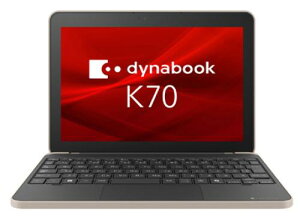 Dynabook A6K2HYW8114A dynabook K70/HY �iCeleron N4500/8GB/eMMC�E128GB/Win11Pro/10.1�^/SIM�X���b�g�Ȃ��j