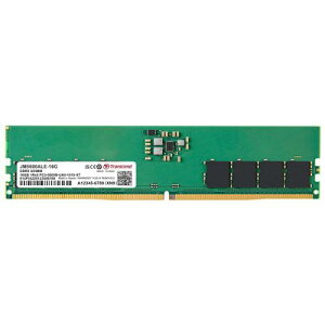 Transcend JM5600ALE-16G PC5-44800 (DDR5-5600) �Ή� 288�s�� CL46 1.1V DDR5 U-DIMM 16GB