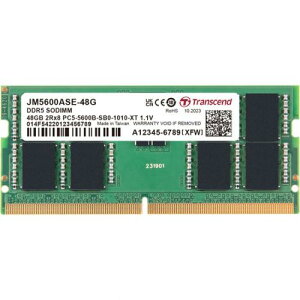 Transcend JM5600ASE-48G PC5-44800 (DDR5-5600) �Ή� 262�s�� CL46 1.1V DDR5 SO-DIMM 48GB