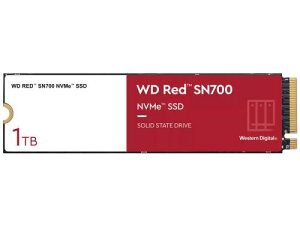 WesternDigital 0718037-891323 WD Red SN700�V���[�Y NVMe�ڑ� M.2 2280 SSD 1TB 5�N�ۏ� WDS100T1R0C